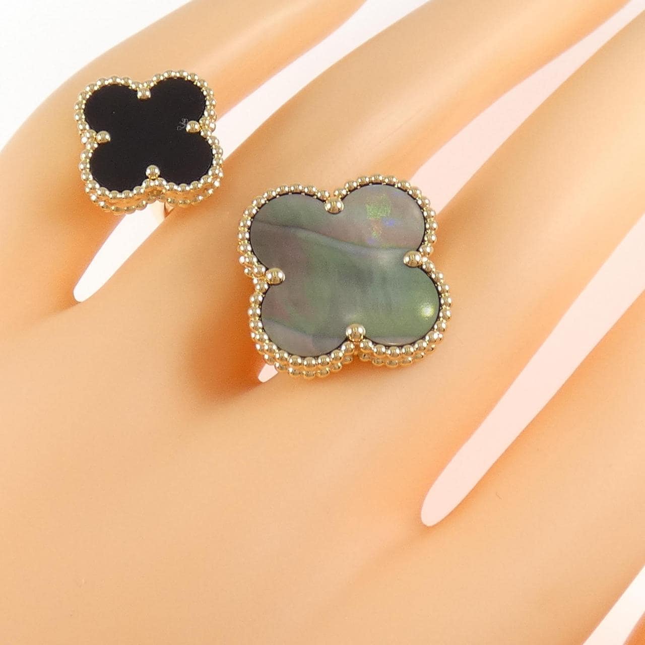 ヴァンクリーフ&アーペル マジックアルハンブラ アン トレ レ ドア リング