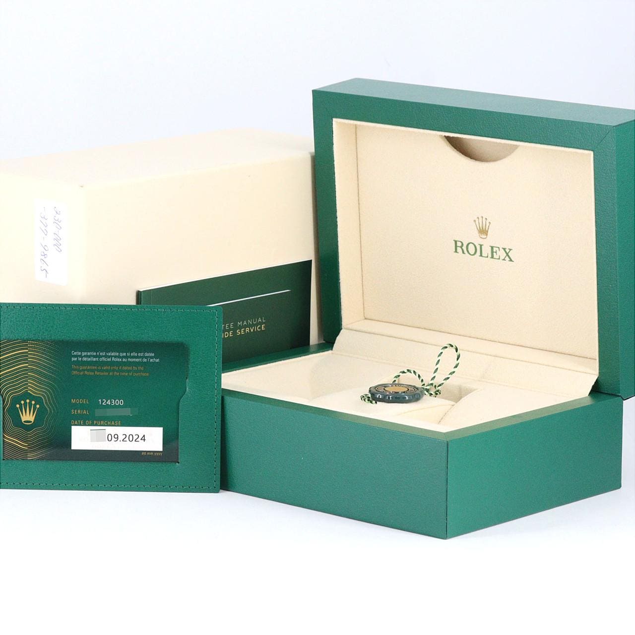 ロレックス オイスターパーペチュアル 124300 SS 自動巻 ランダム番