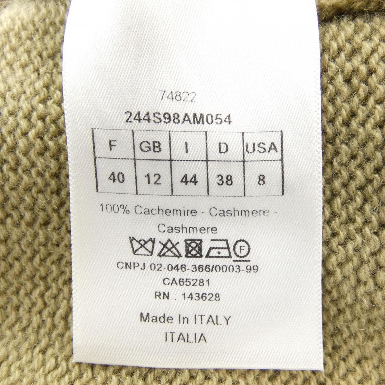 クリスチャンディオール CHRISTIAN DIOR CHRISTIAN DIOR シグネチャー 244S98AM054 ニット