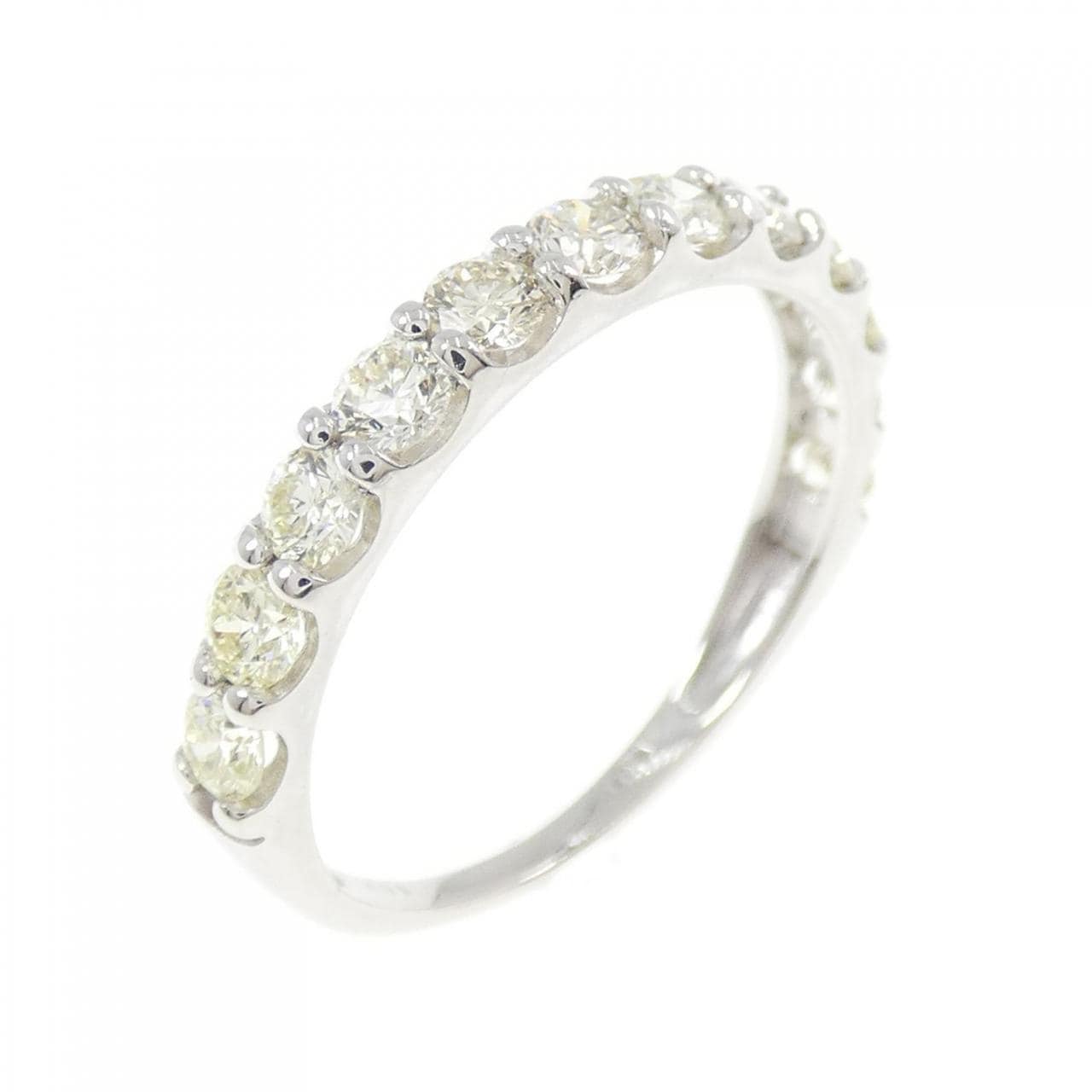 PT950 ハーフエタニティ ダイヤモンド リング 1.00CT
