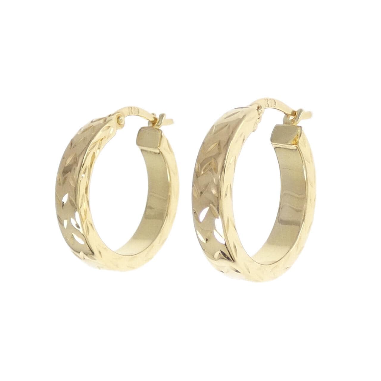 K18YG earrings
