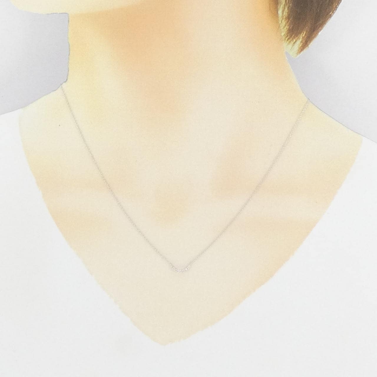 スタージュエリー ダイヤモンド ネックレス 0.06CT