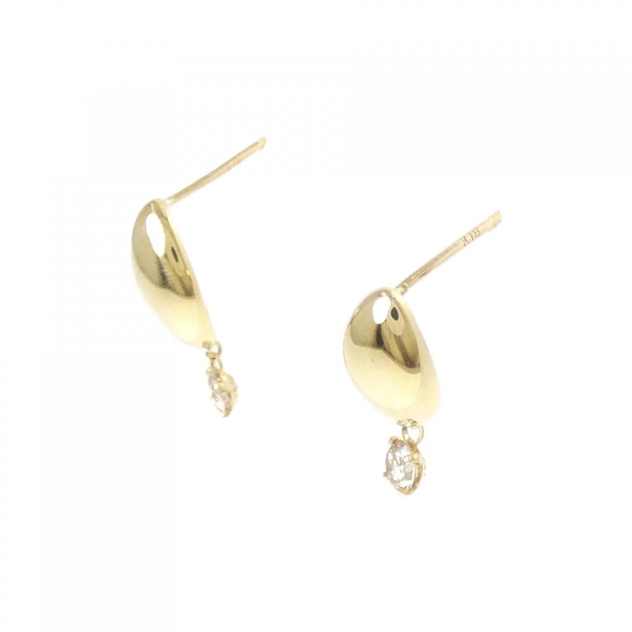 K18YG ダイヤモンド ピアス 0.20CT