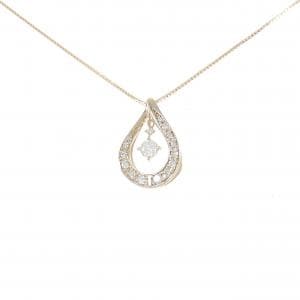 K18PG ダイヤモンド ネックレス 0.21CT