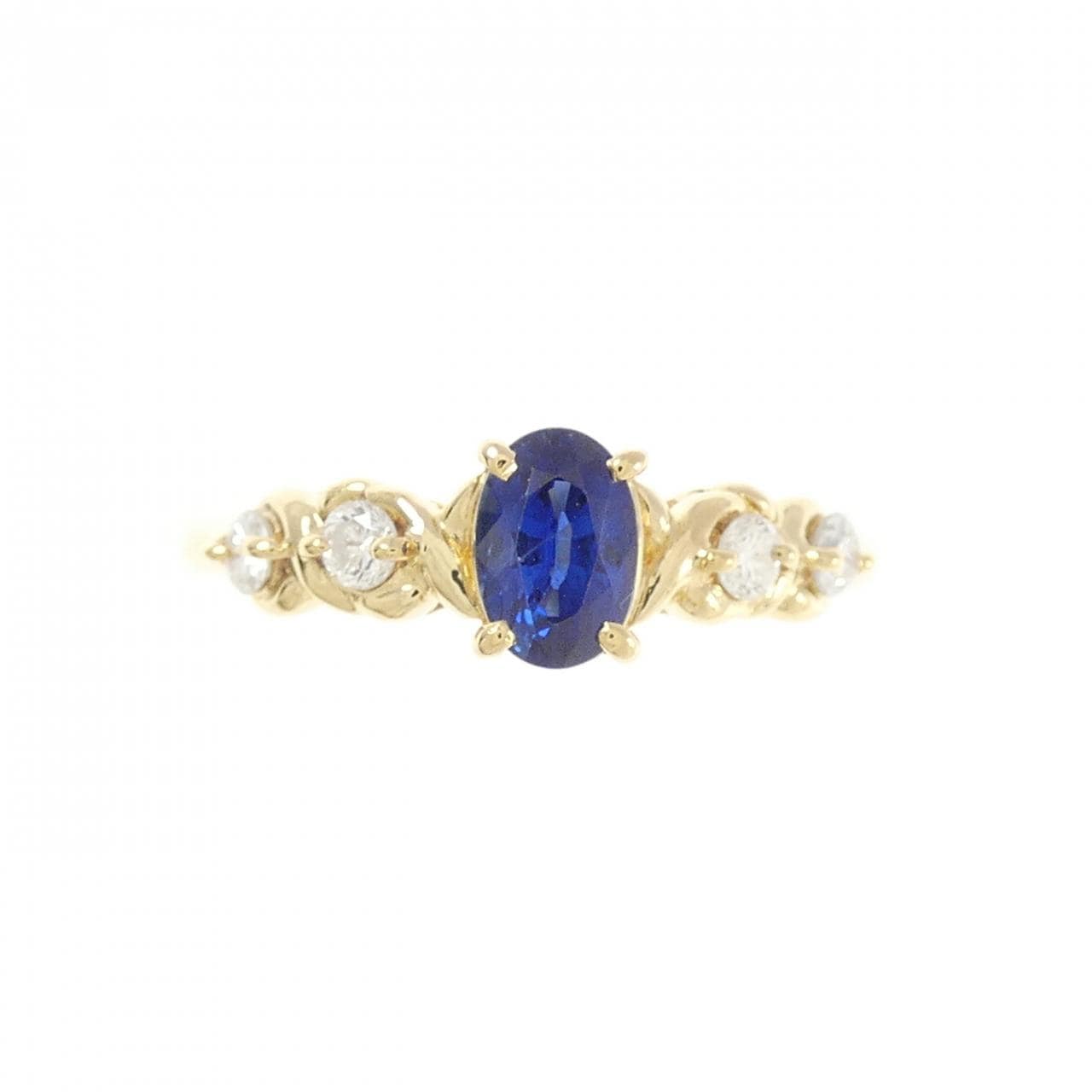 K18YG サファイヤ リング 0.60CT