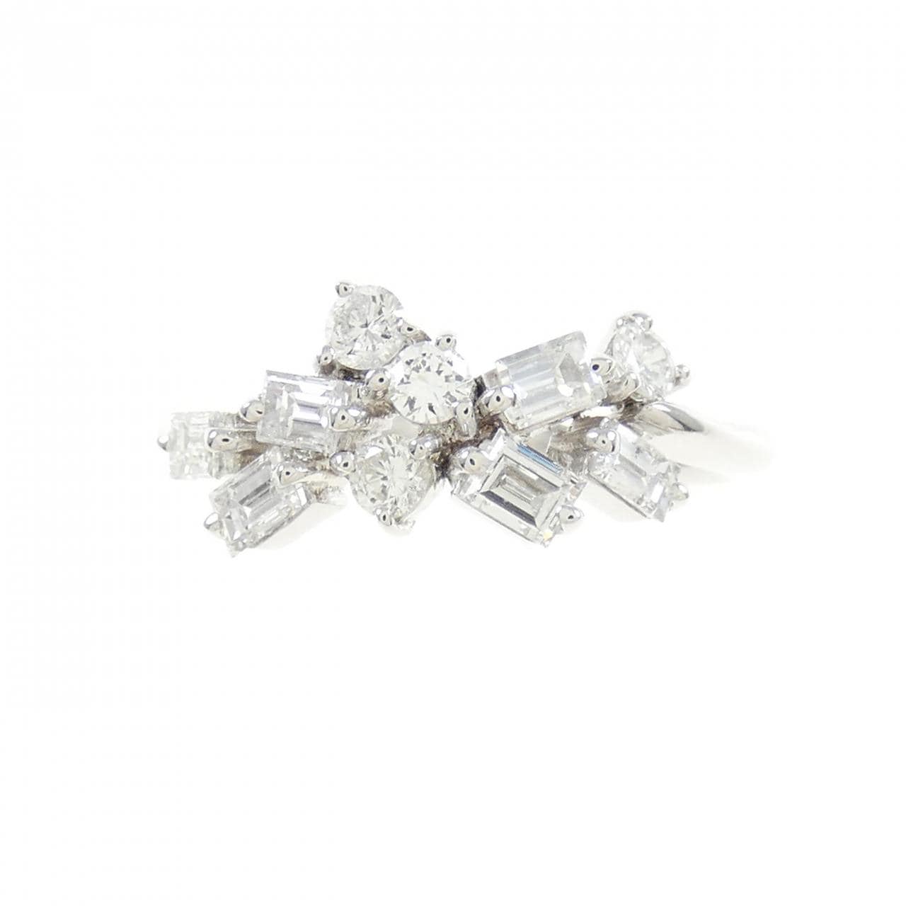 K18WG ダイヤモンド リング 0.42CT