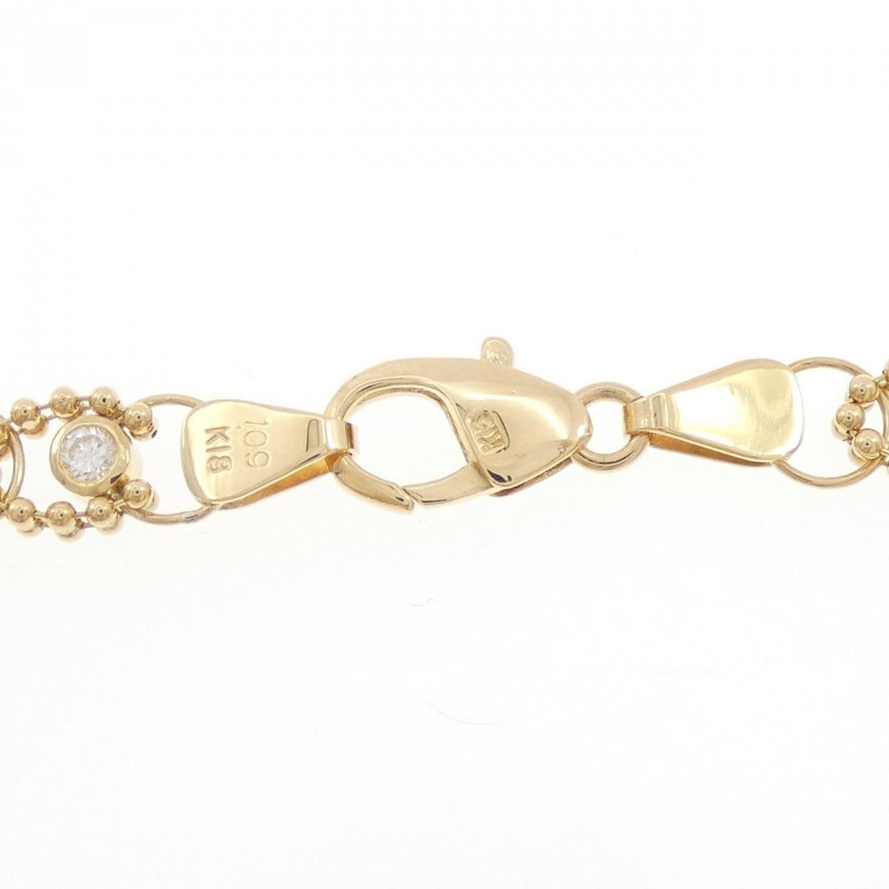 K18YG ダイヤモンド ブレスレット 1.09CT