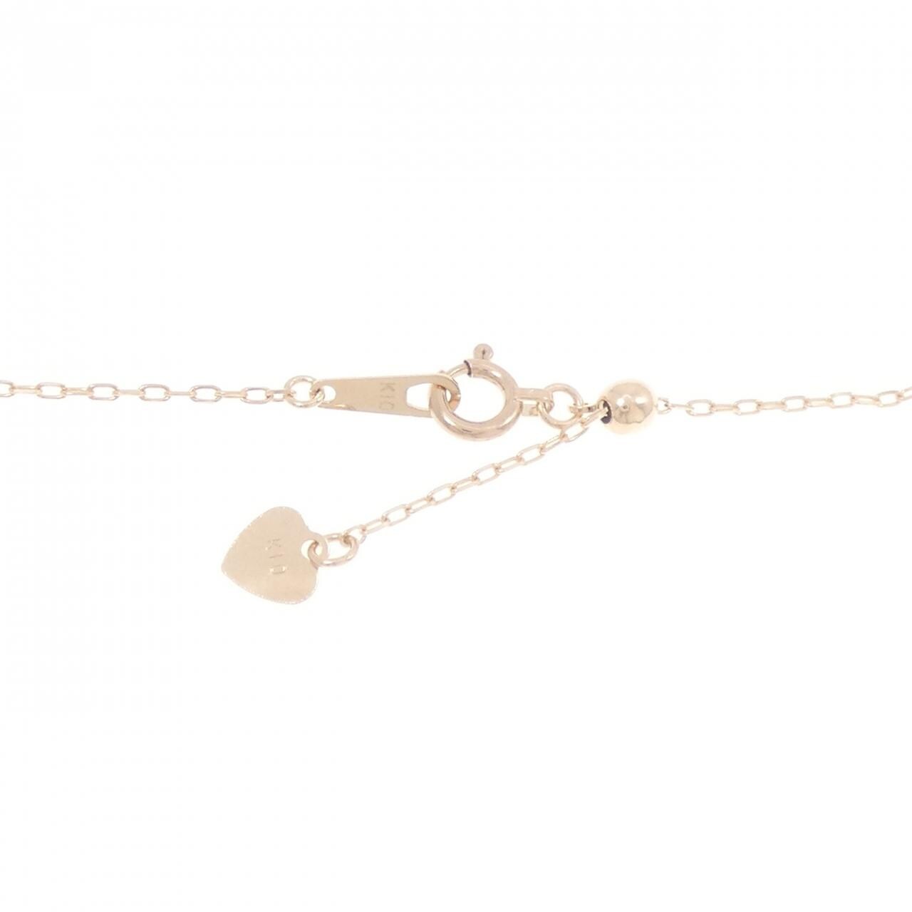 K10PG イニシャルK ダイヤモンド ネックレス 0.01CT