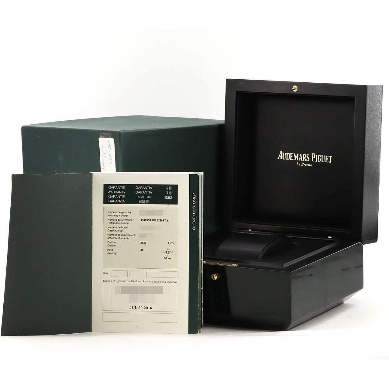 オーデマ･ピゲ ロイヤルオーク 15400ST.OO.1220ST.01 SS 自動巻