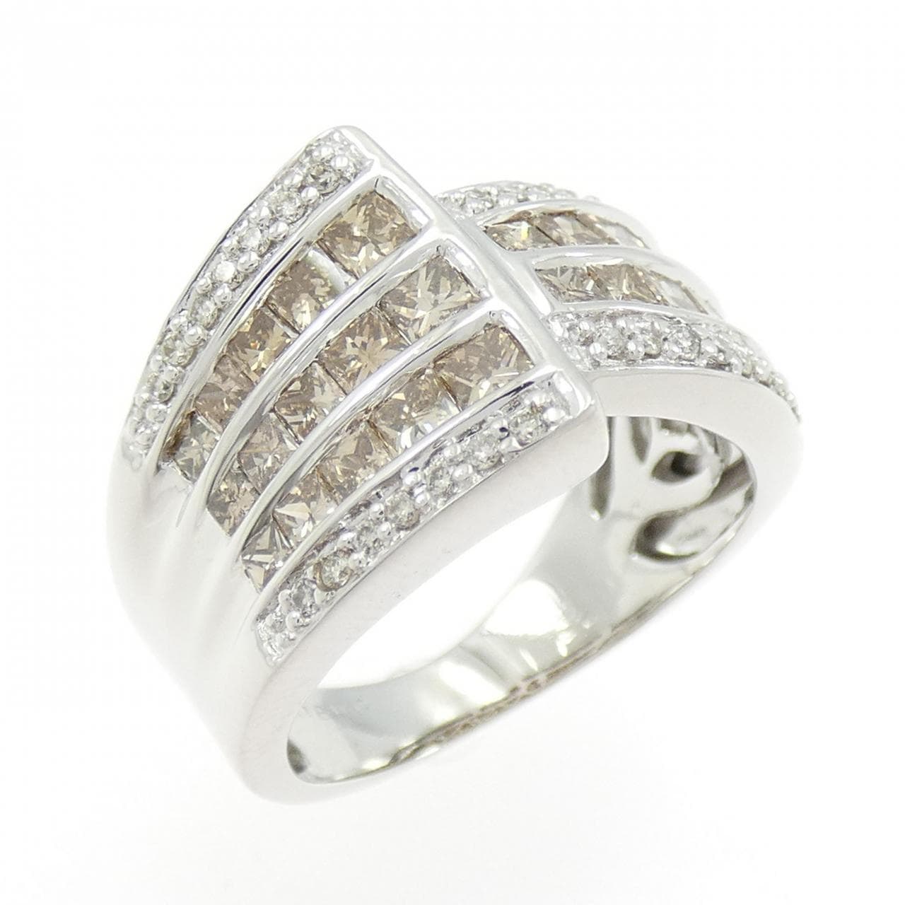 K18WG ダイヤモンド リング 1.25CT