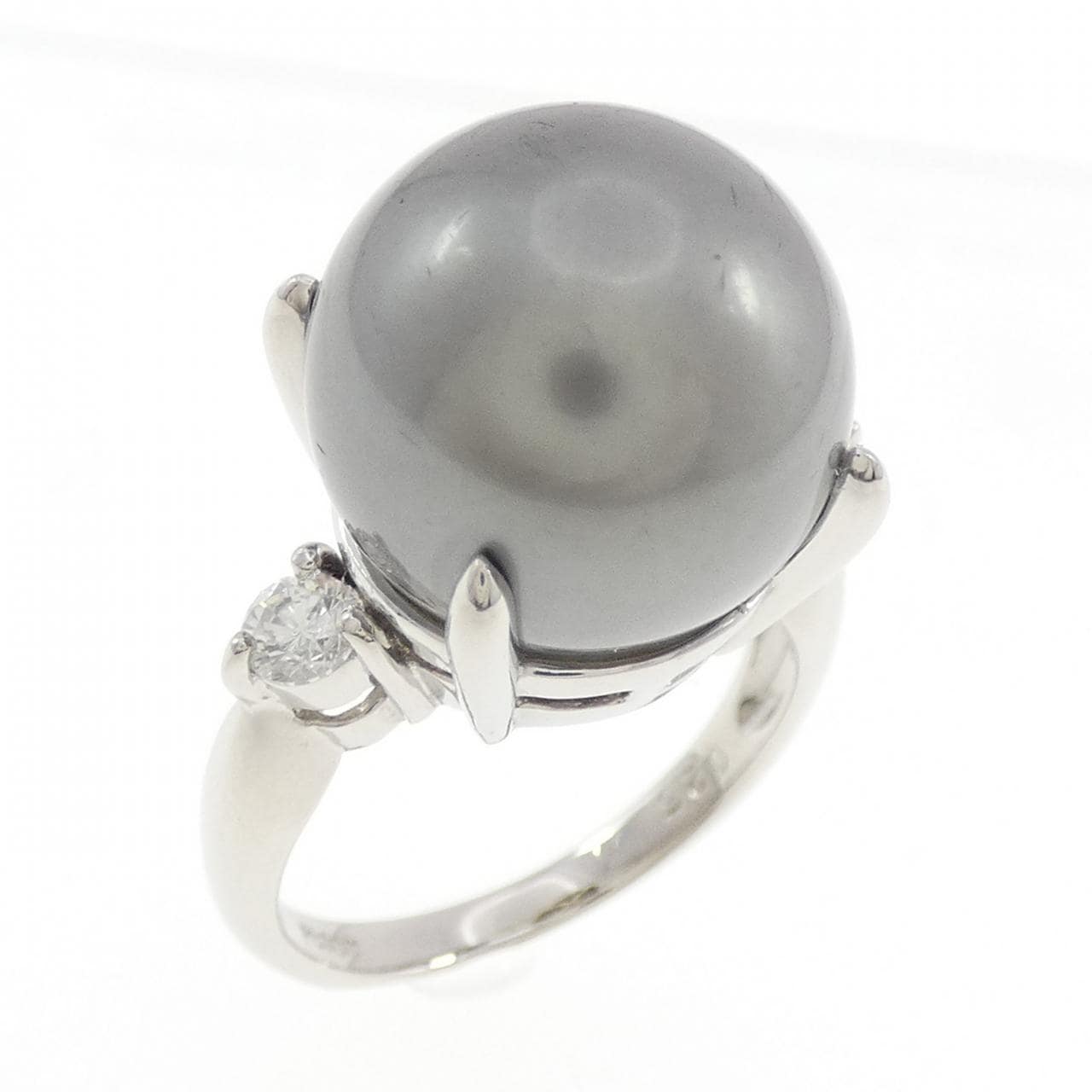 PT900 黒蝶パール リング 13.4mm