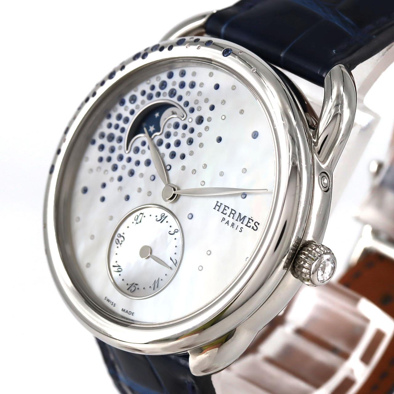 エルメス アルソープティットリュンヌ AR7.A30 SS 自動巻