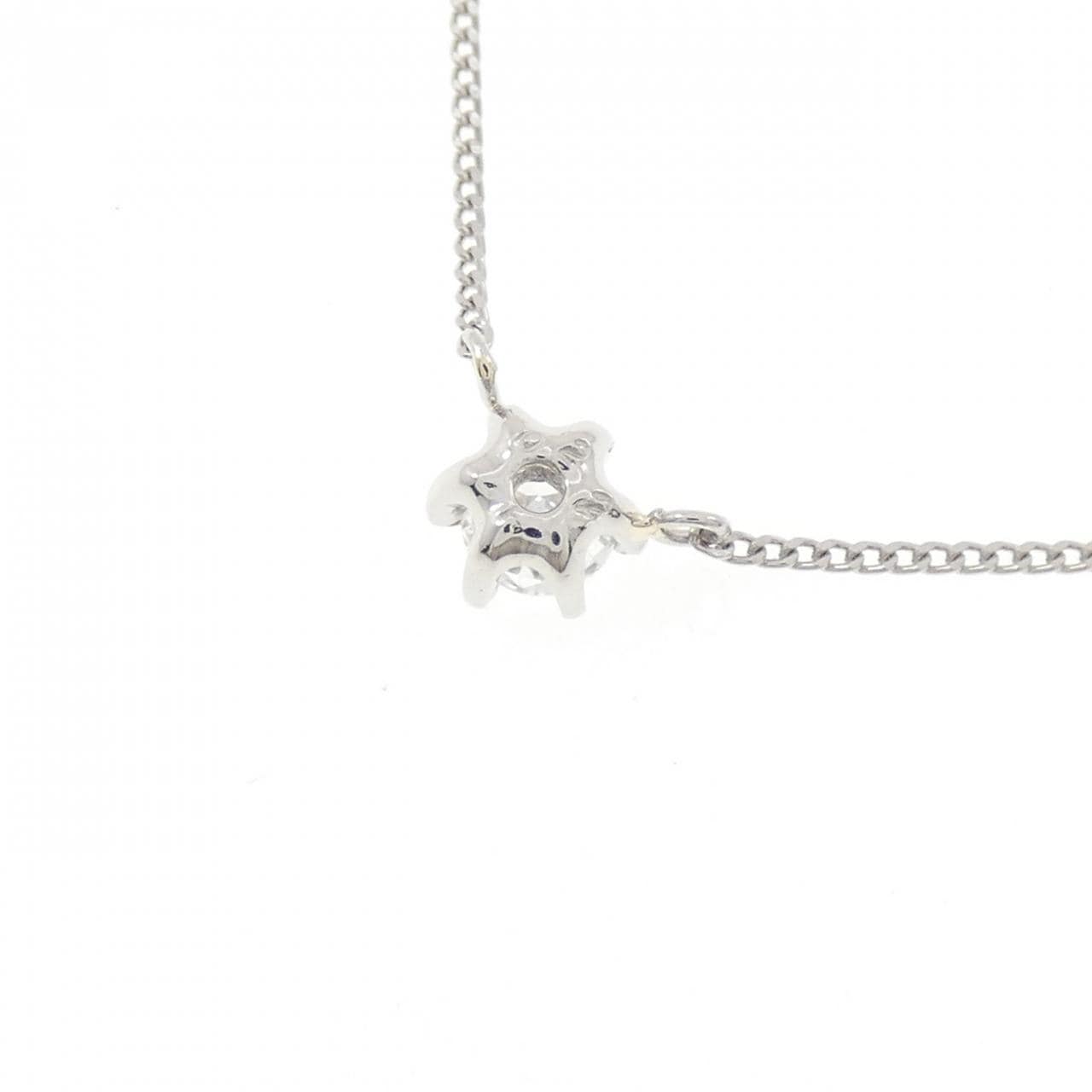 PT850 ソリティア ダイヤモンド ネックレス 0.22CT