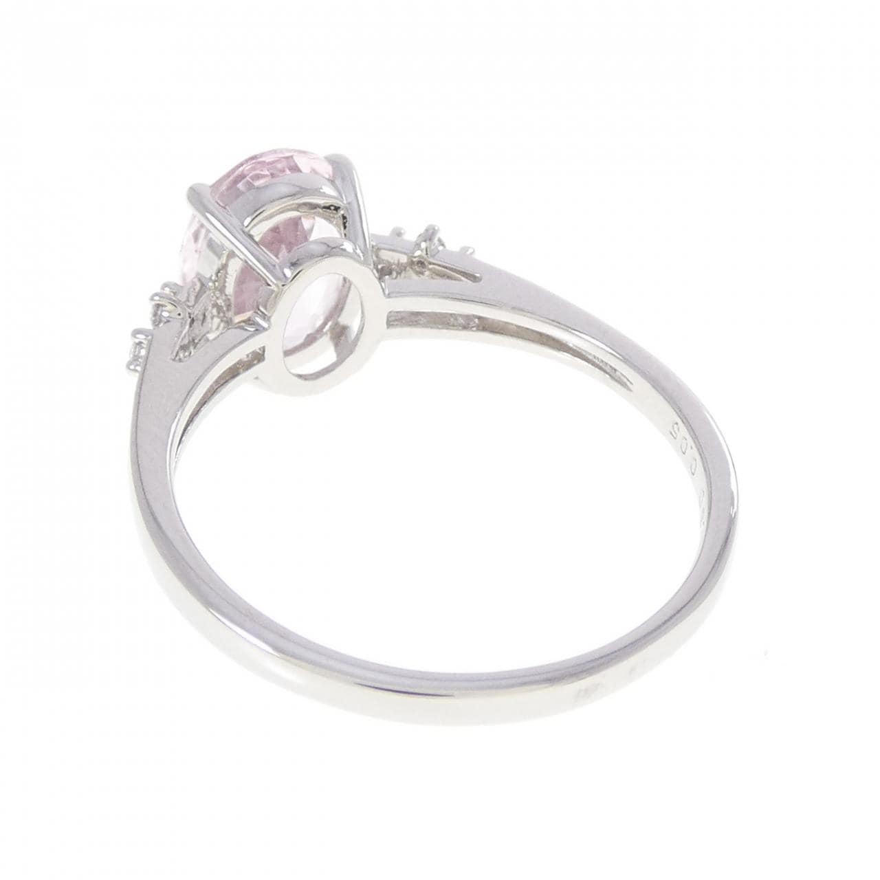PT950 モルガナイト リング 1.50CT