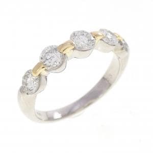 PT900/K18YG ダイヤモンド リング 1.03CT