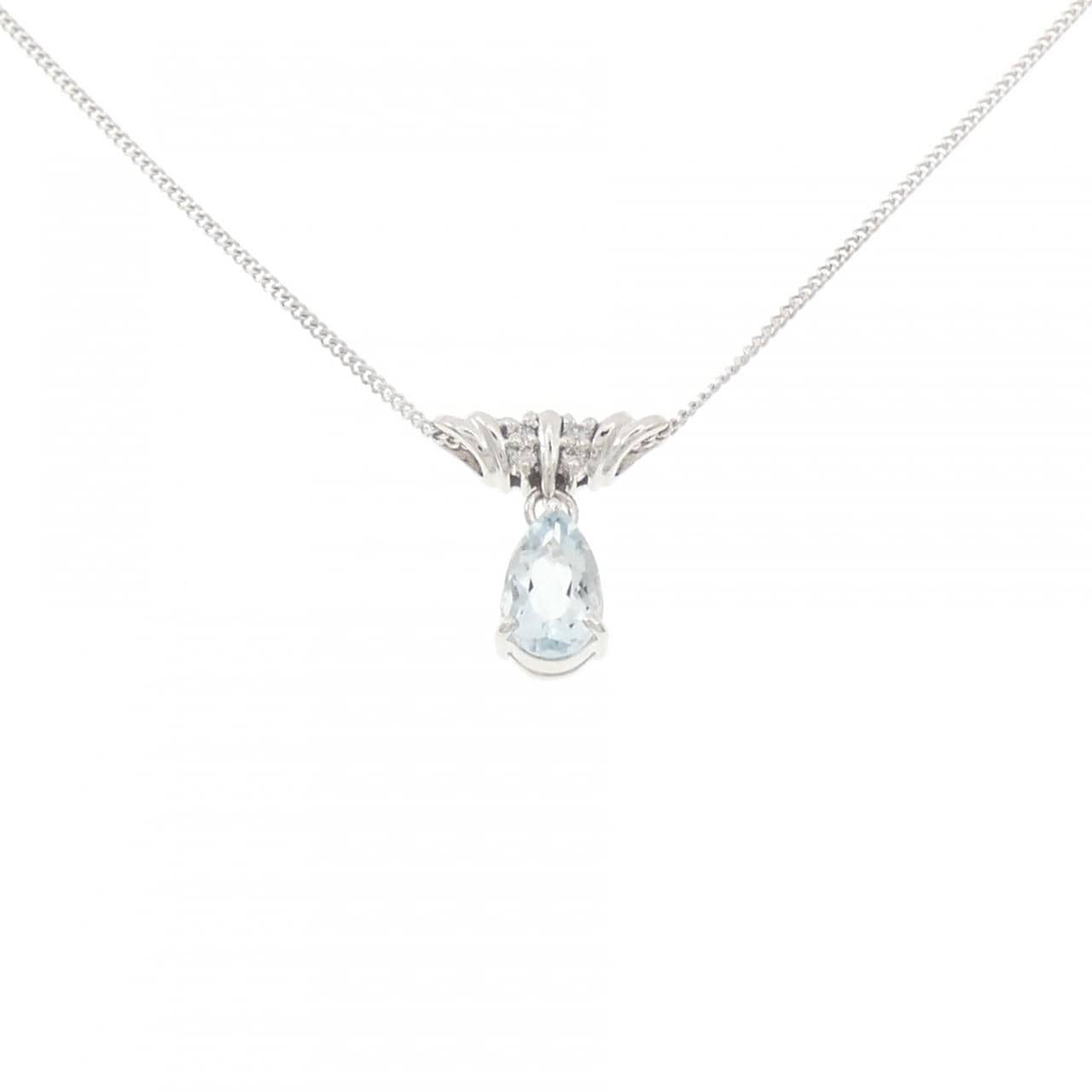 PT900/PT850 アクアマリン ネックレス 0.77CT