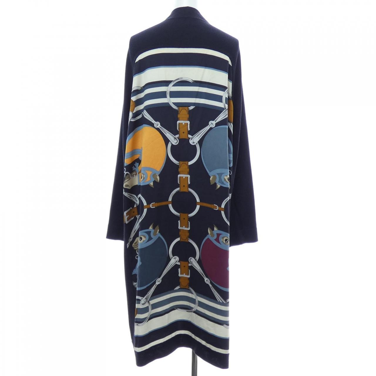 エルメス HERMES ロングカーディガン