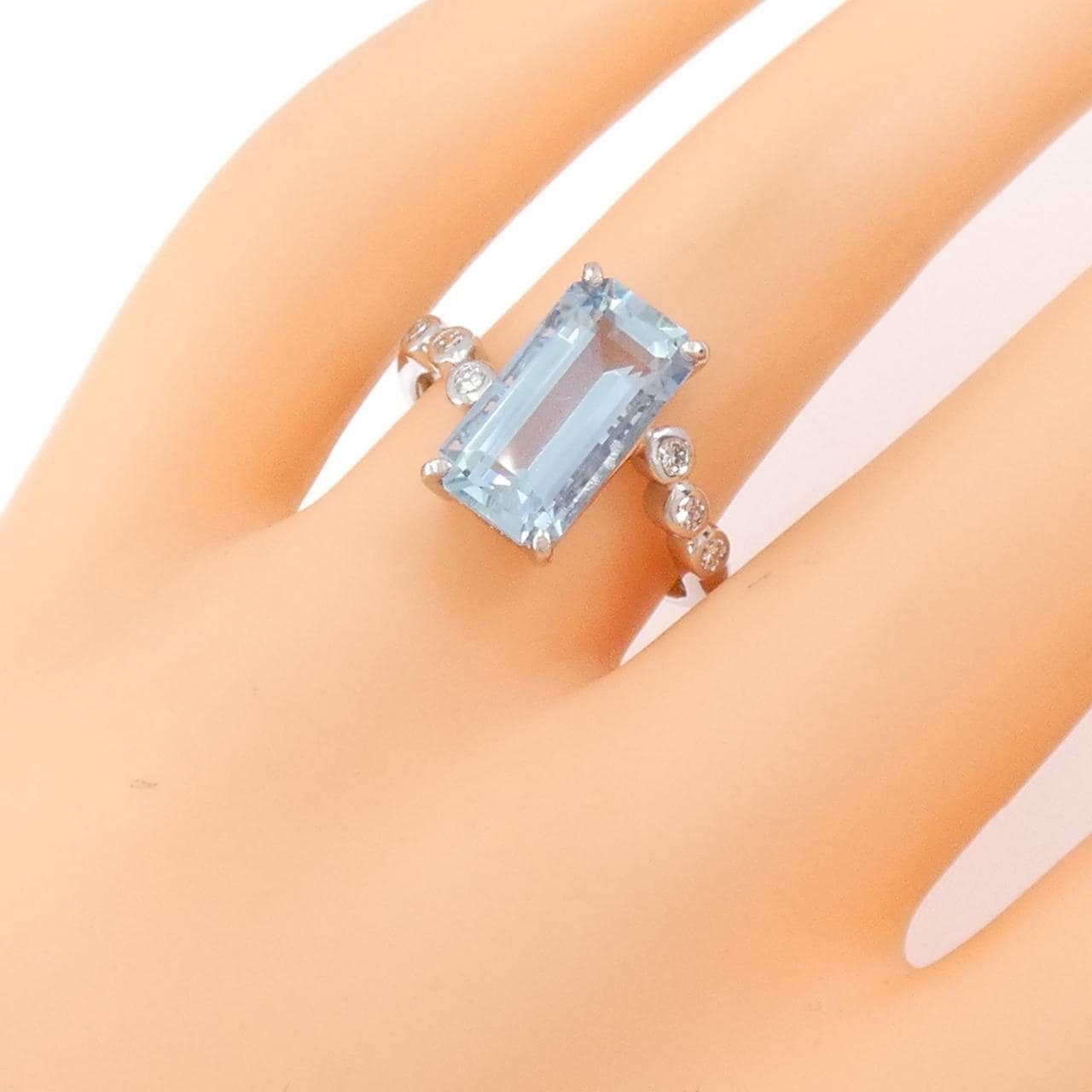 PT Aquamarine Ring 3.40CT