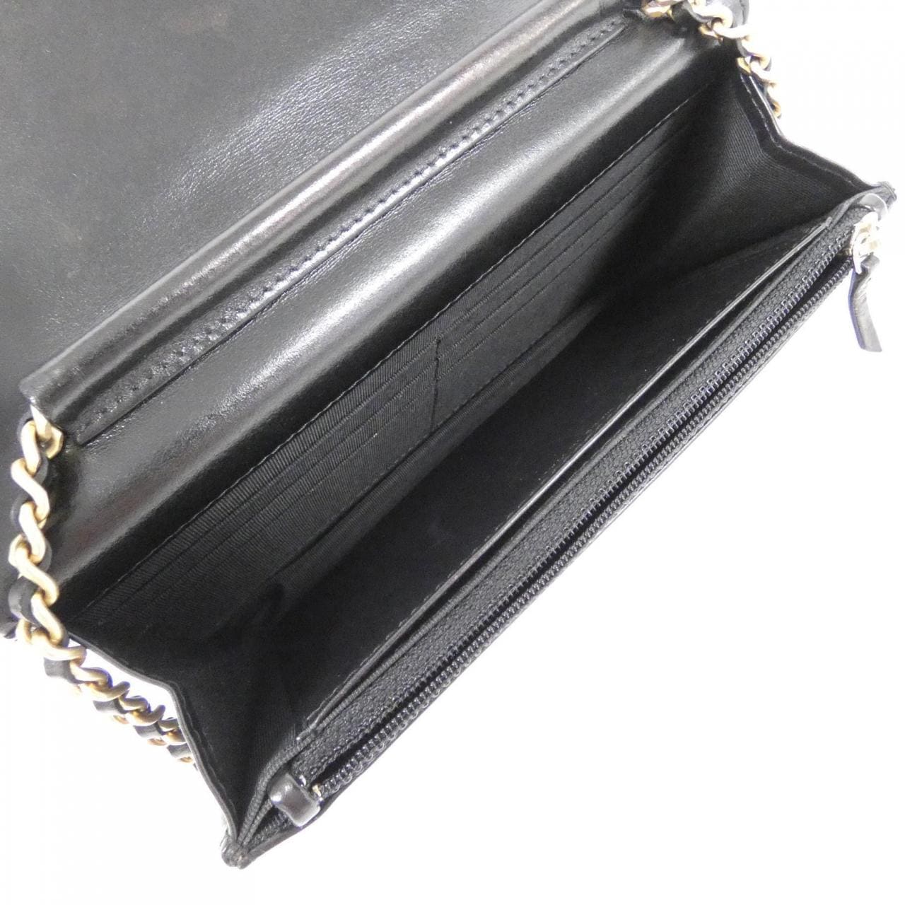 CHANEL chain wallet