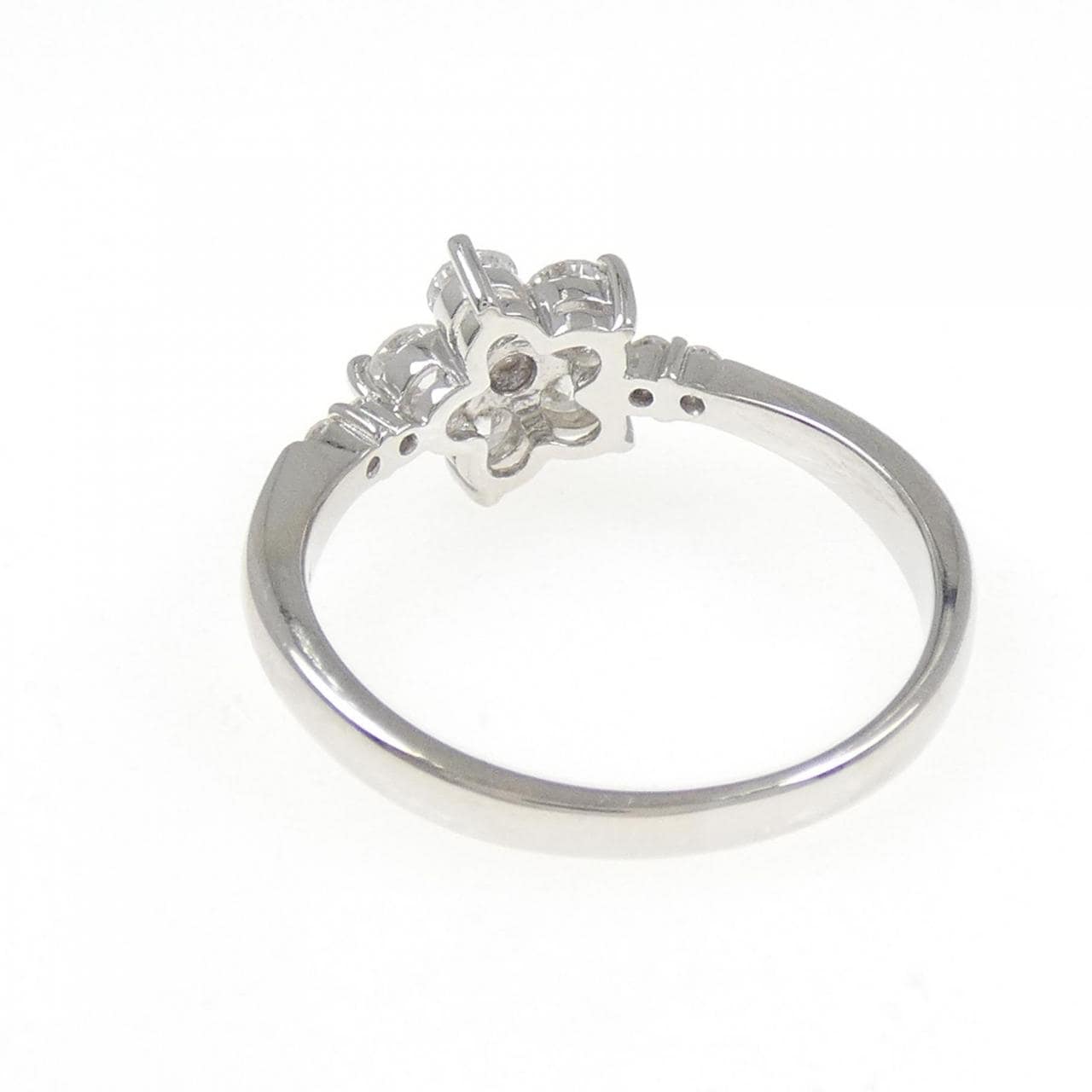PT900 フラワー ダイヤモンド リング 0.53CT