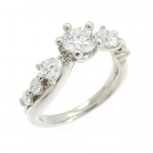 PT900 ダイヤモンド リング 0.410CT F SI1 3EXT H&C