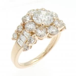 K18PG ダイヤモンド リング 1.252CT