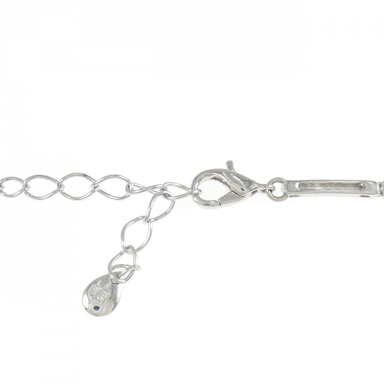 K18WG 帕拉伊巴碧碧璽項鍊 0.83克拉