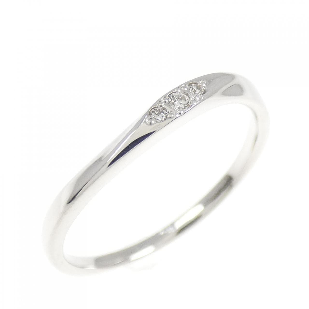 K10WG ダイヤモンド リング 0.02CT