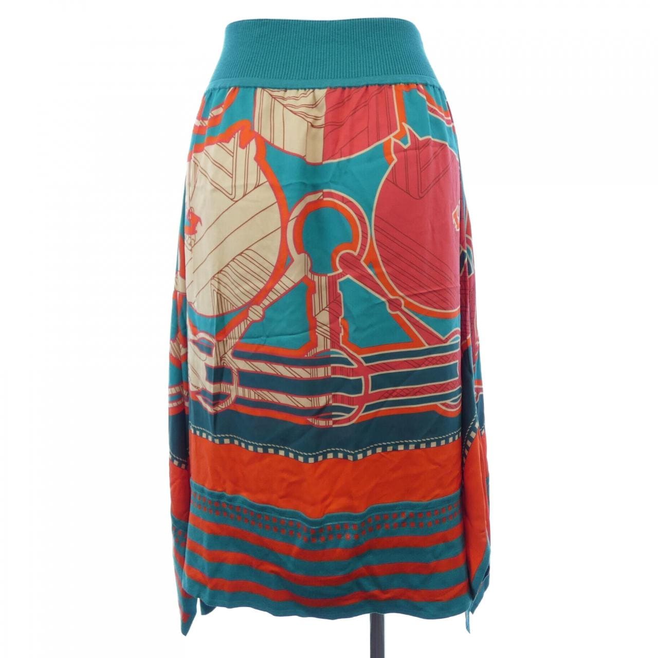 エルメス HERMES TATERSALE EN ZIGZAG 2E2807DN ツイルレーヌ スカート