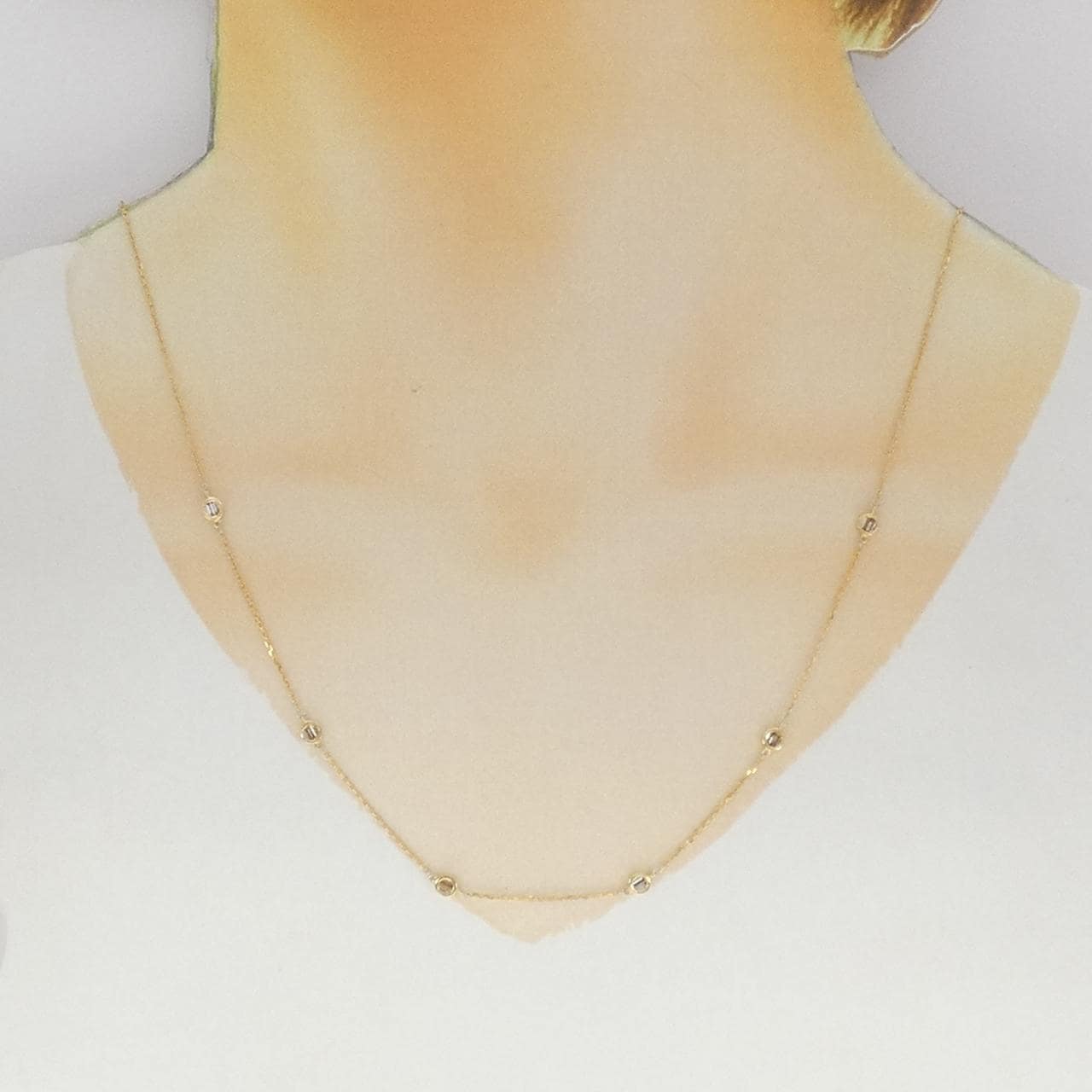 K18YG ダイヤモンド ネックレス