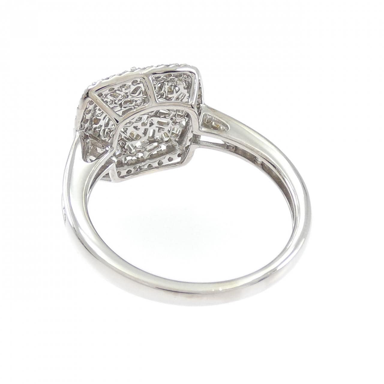 K18WG ダイヤモンド リング 0.45CT