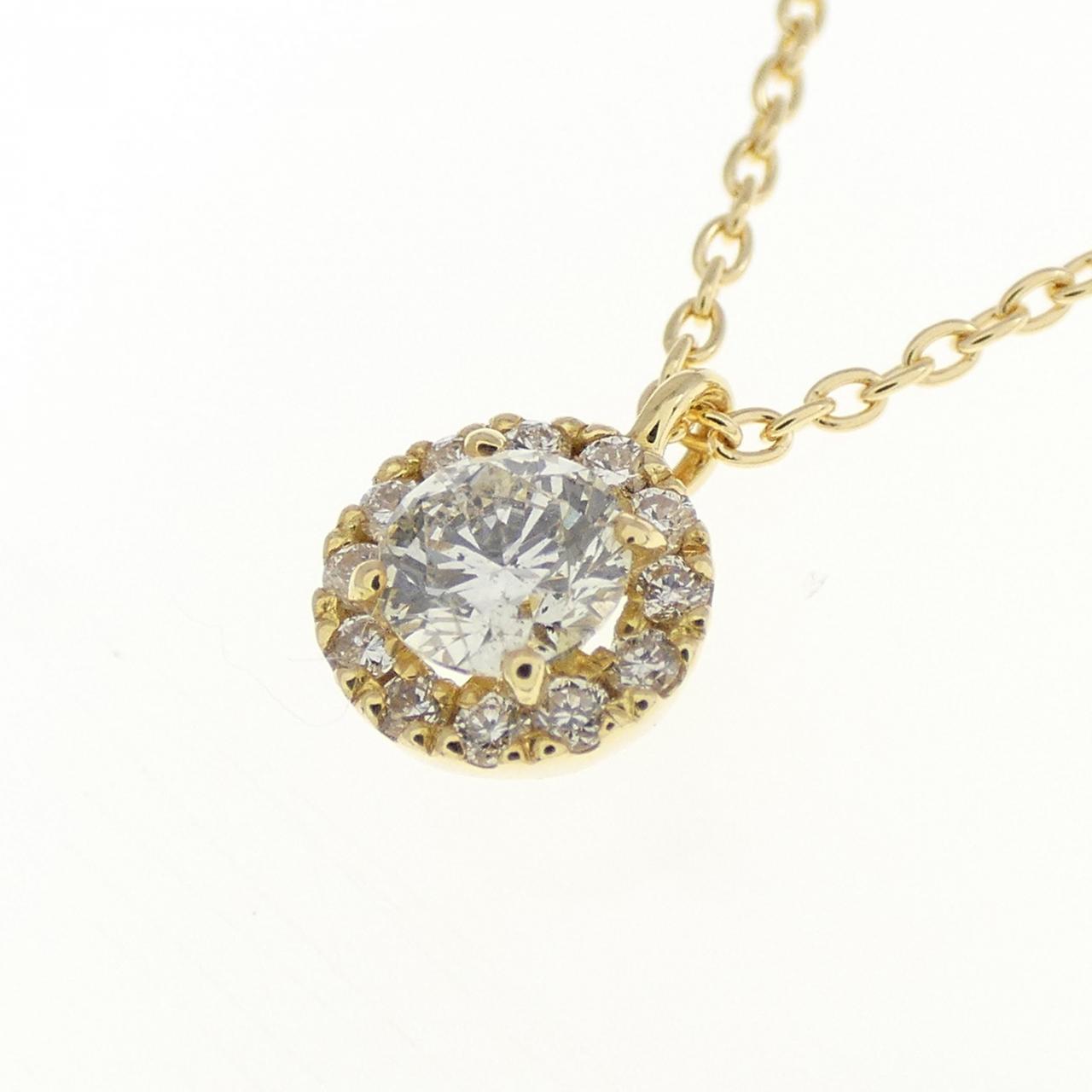 K18YG ダイヤモンド ネックレス 0.20CT