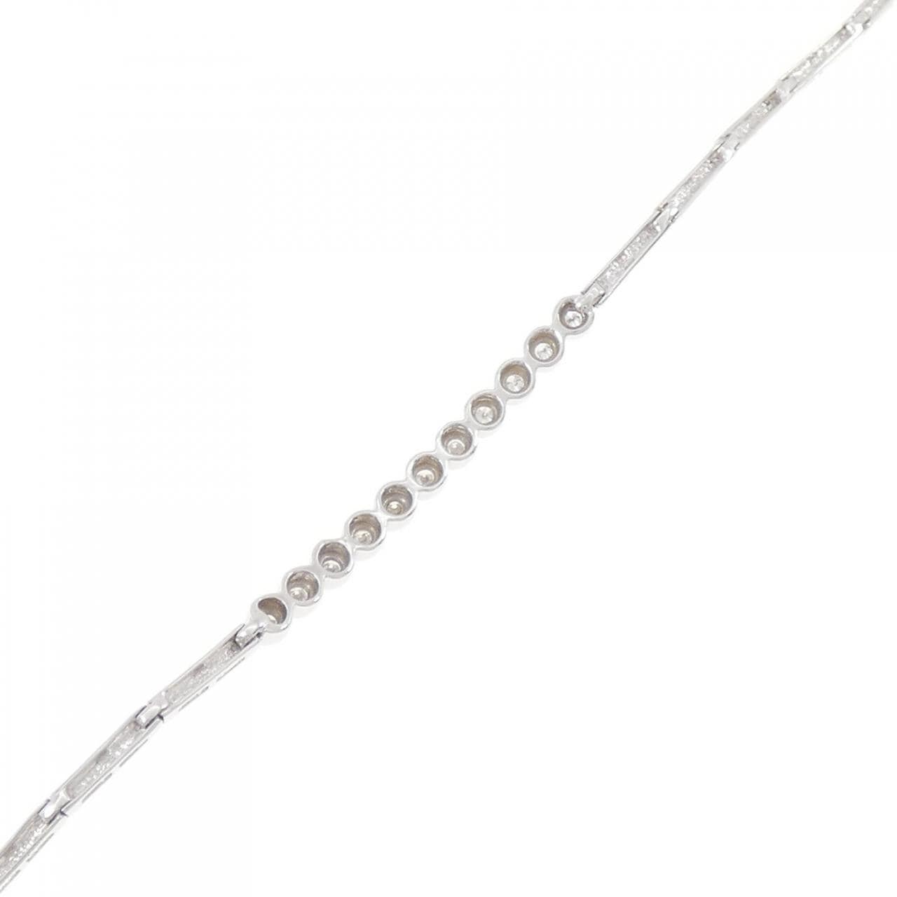K18WG ダイヤモンド ブレスレット 0.21CT