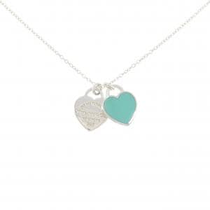 TIFFANY Return to TIFFANY Mini Double Heart Tag Necklace