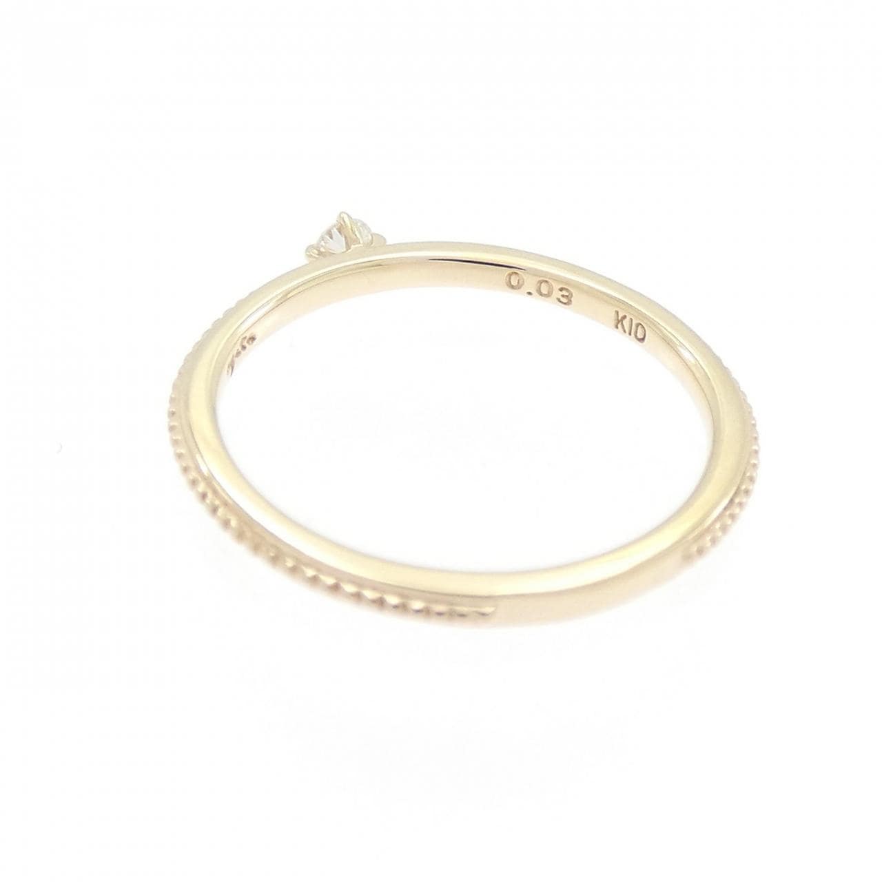 アガット ダイヤモンド リング 0.03CT