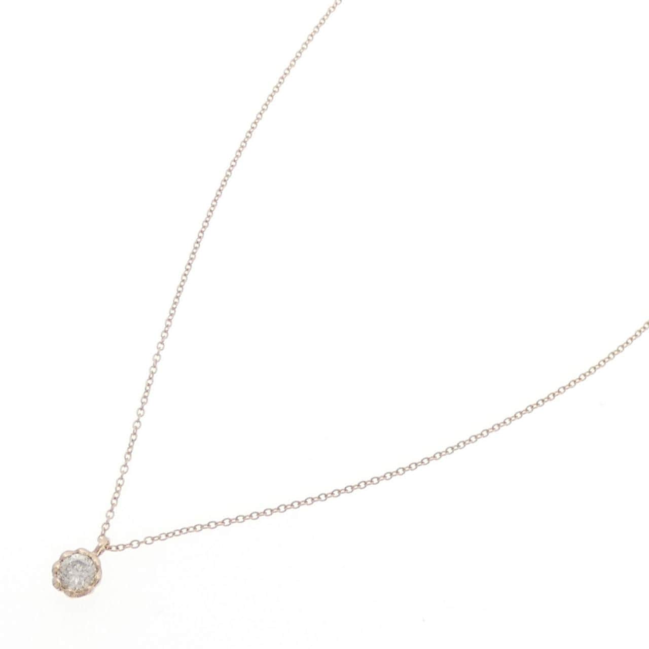K18PG ダイヤモンド ネックレス 0.30CT