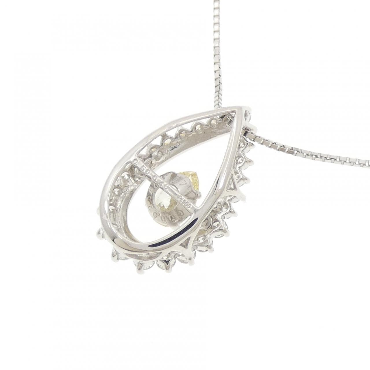 PT900/PT850 ダイヤモンド ネックレス 0.50CT