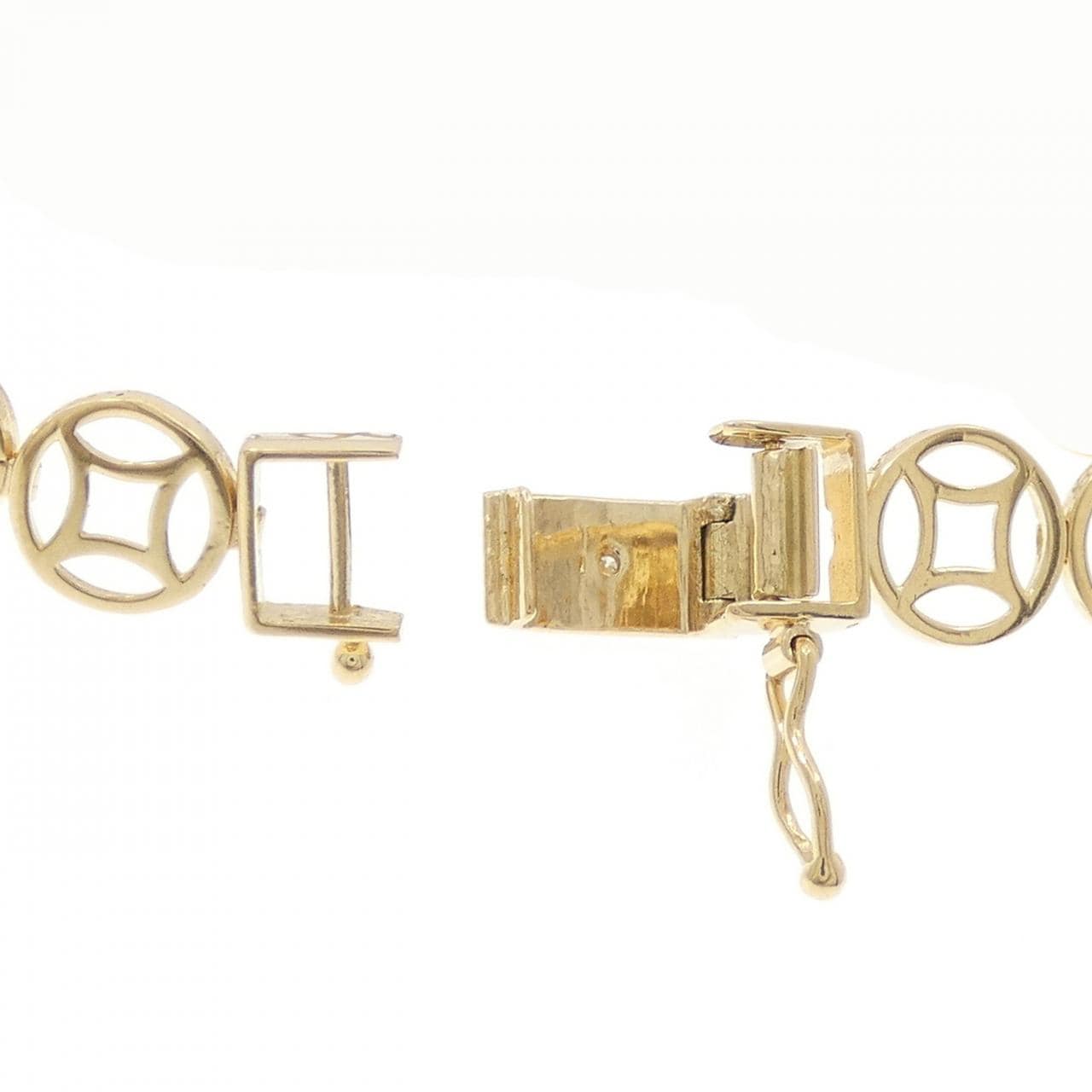 K18YG ダイヤモンド ブレスレット