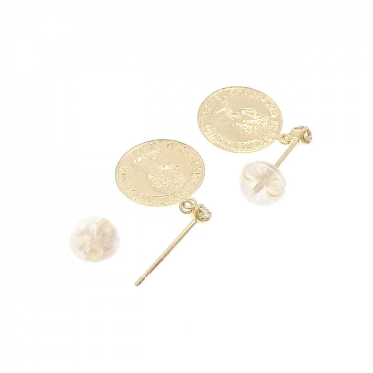 K18YG ダイヤモンド ピアス