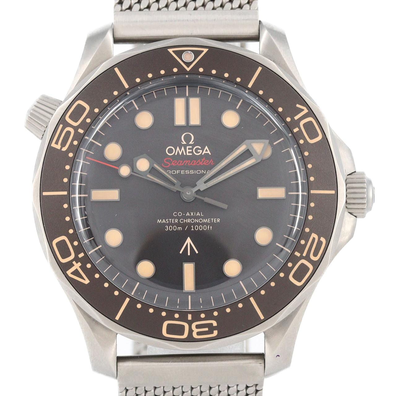 【ノーメンテナンス還元価格】オメガ シーマスターダイバー300M･007エディション TI 210.90.42.20.01.001 TI 自動巻