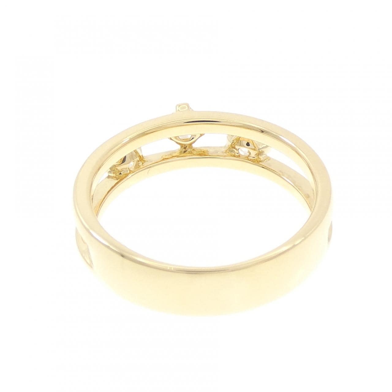 K18YG ダイヤモンド リング 0.37CT