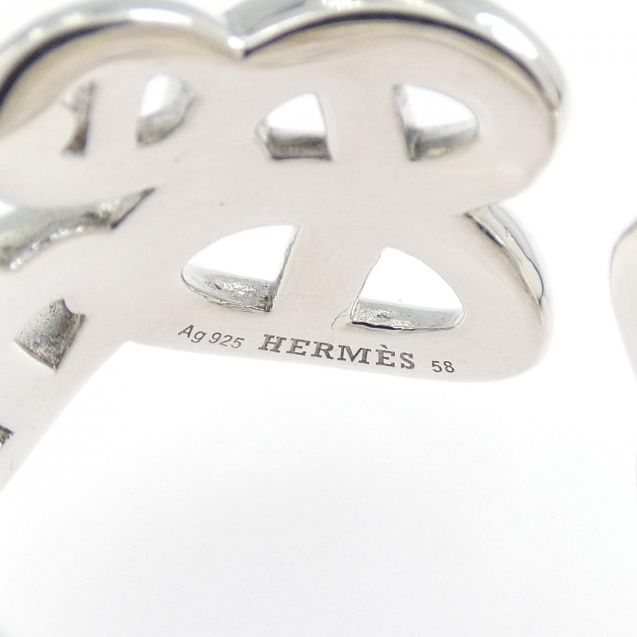 HERMES Chène d'Angle Anchenée Ring