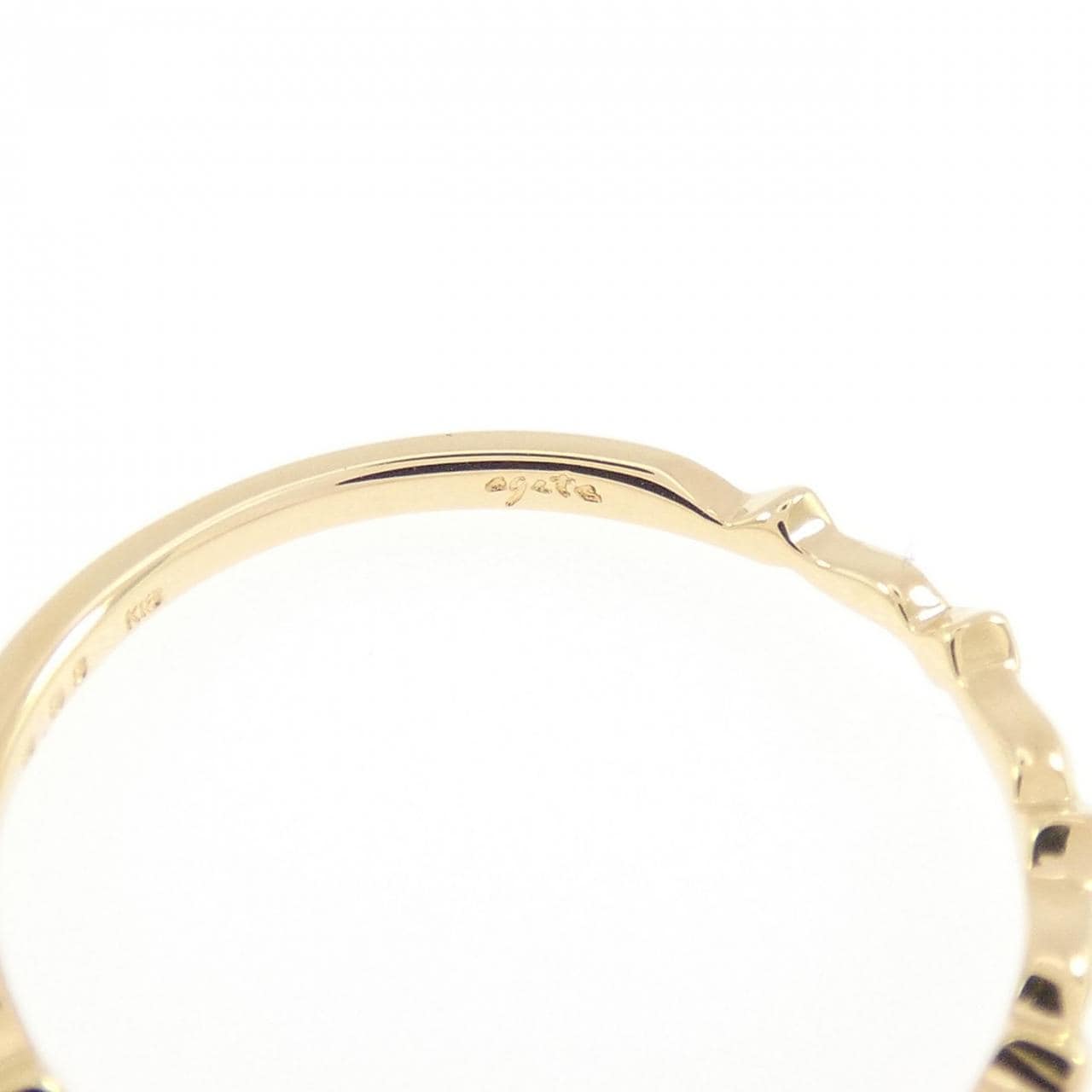 アガット ダイヤモンド リング 0.08CT