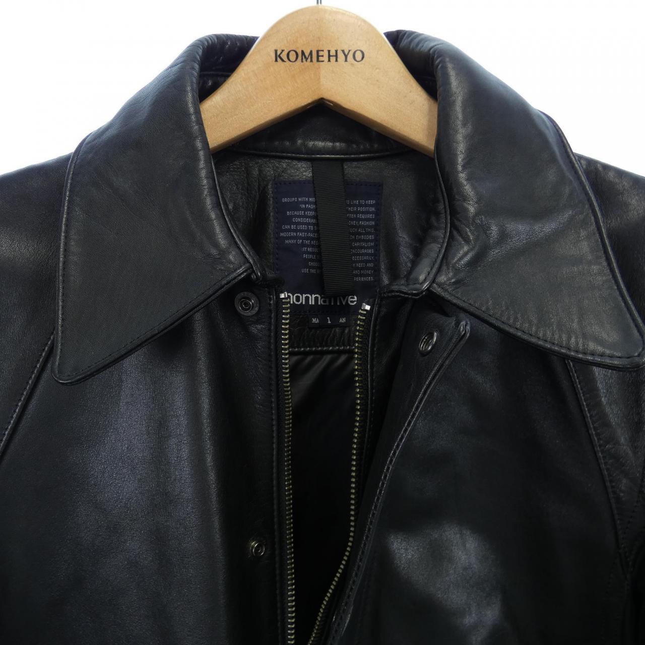 nonnative レザージャケットブラック - レザージャケット