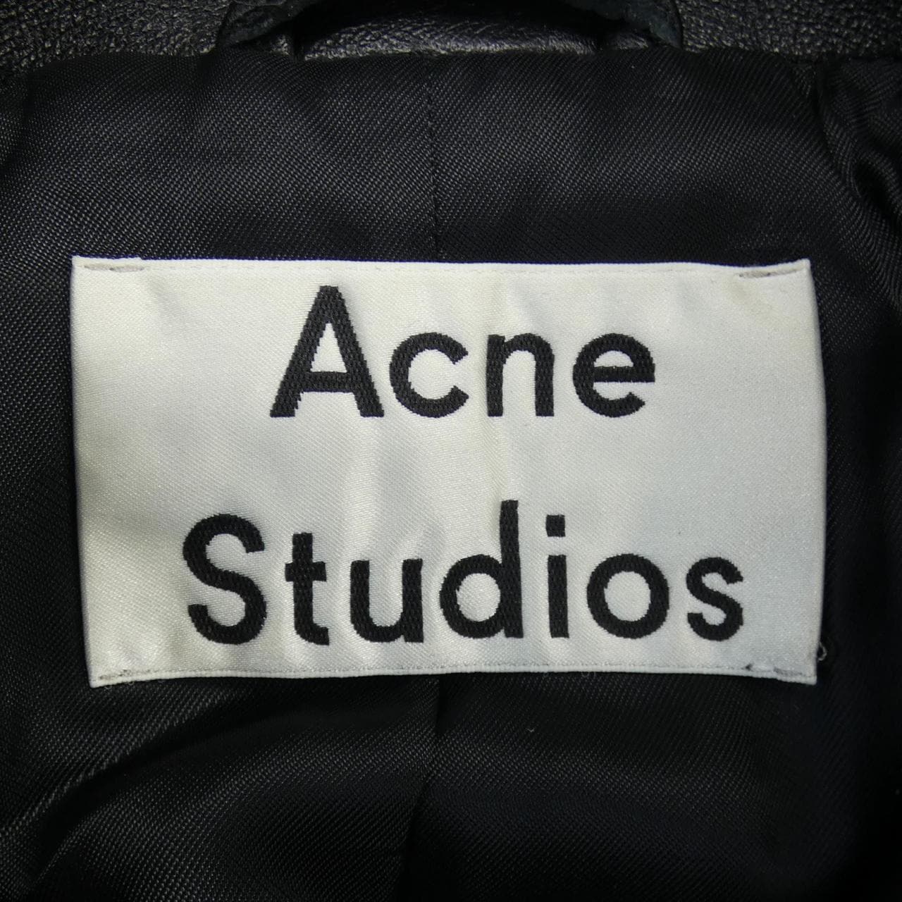 ACNE STUDIOS皮革騎士夾克