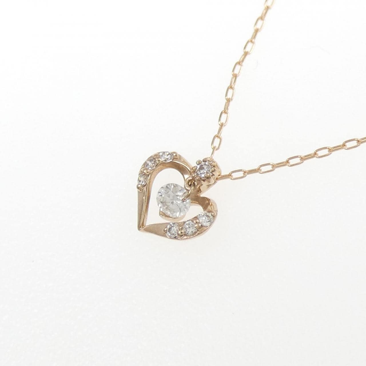 Samantha Tiara Heart Diamond Necklace 0.09CT