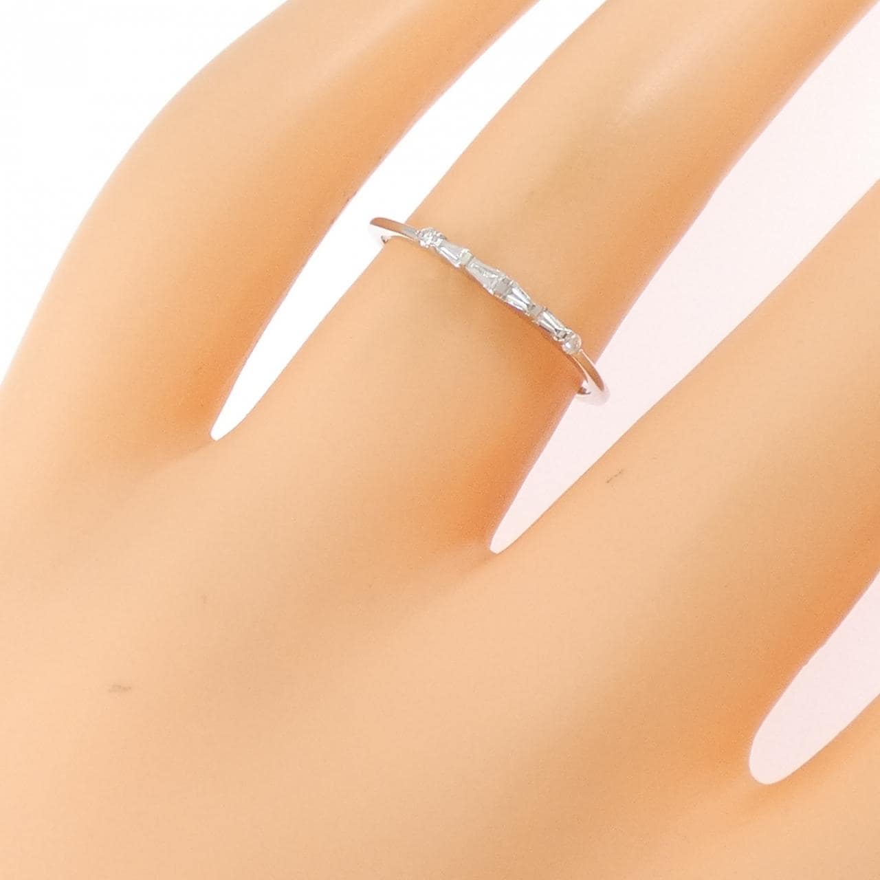 K10WG ダイヤモンド リング 0.068CT