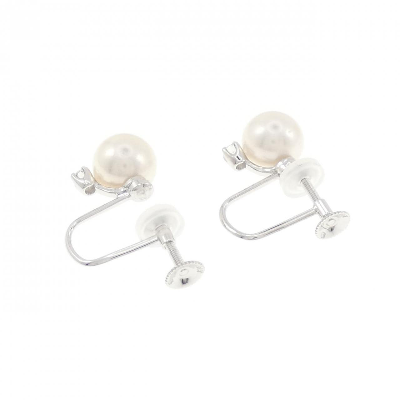 MIKIMOTO Akoya pearl earrings 7.4mm