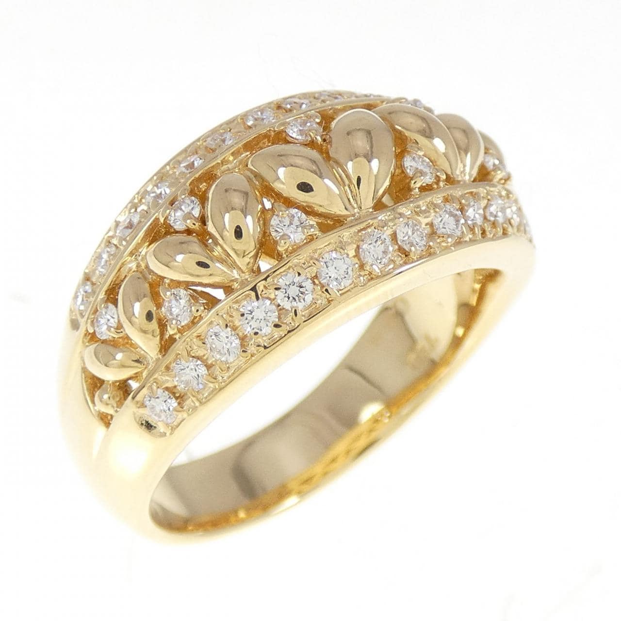 750YG ダイヤモンド リング 0.43CT