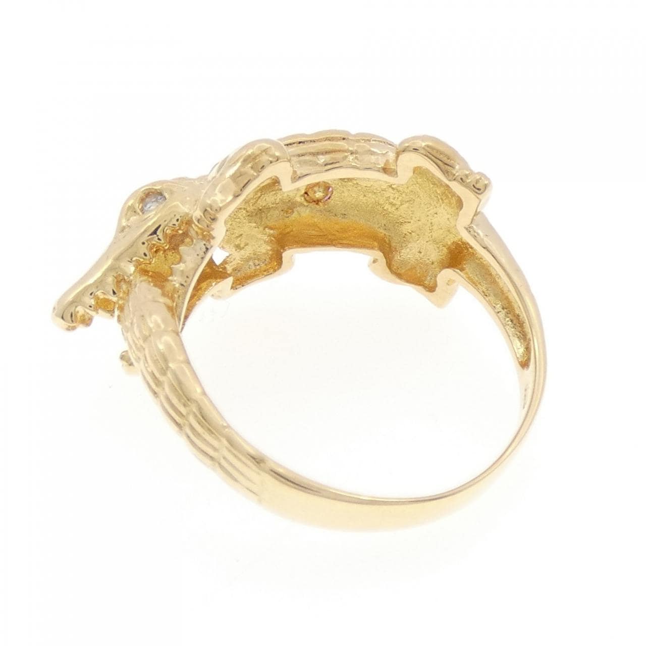 K18YG ルビー リング